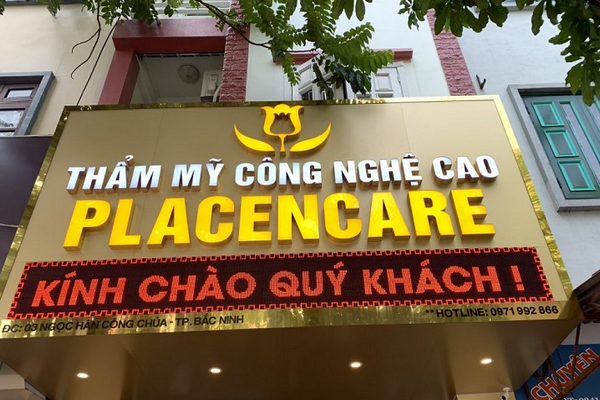 Bảng hiệu spa chữ nổi đẹp, thu hút