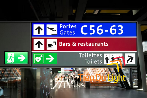 Các bước thi công biển hiệu sân bay chuẩn