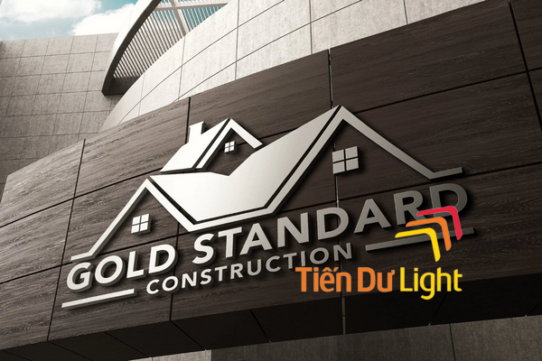 Thi công logo công ty: Giải pháp chữ nổi 3D chuẩn thương hiệu