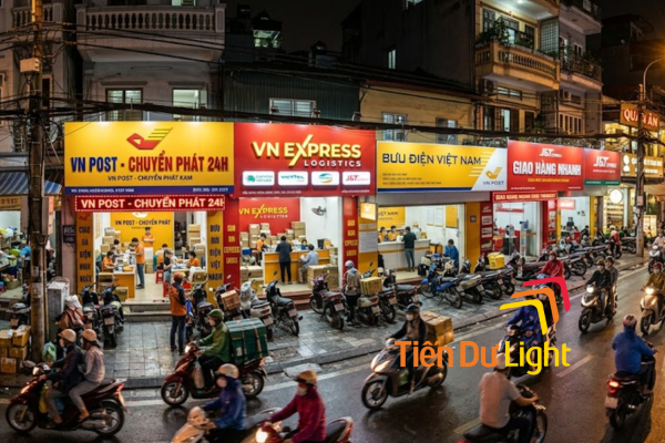 Làm bảng hiệu chuyển phát nhanh uy tín, bền đẹp, giá tốt