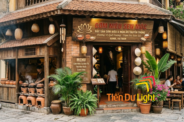 Bí quyết thiết kế bảng hiệu cơm niêu đẹp, hút khách 