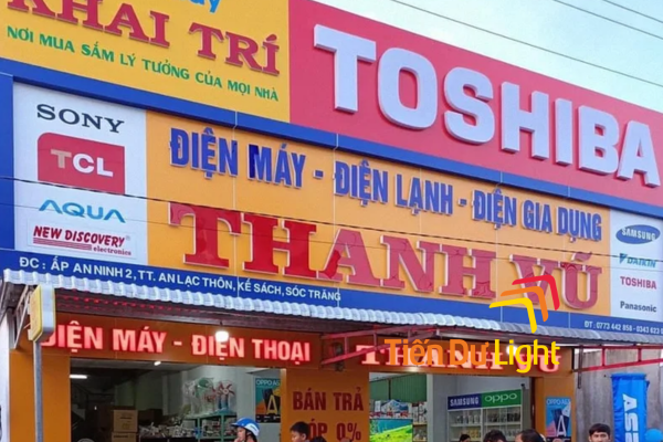 Bí quyết làm bảng hiệu điện máy đẹp, thu hút khách hàng