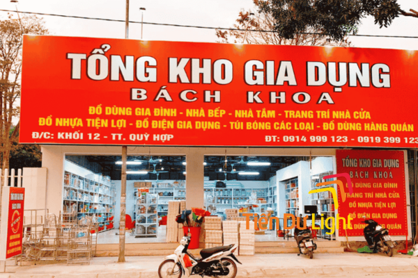 Bảng hiệu đồ gia dụng đẹp thu hút khách hàng hiệu quả