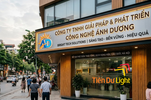 Bảng hiệu doanh nghiệp ấn tượng tăng nhận diện thương hiệu