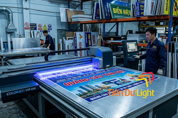 Các loại bảng hiệu in ấn phổ biến hiện nay