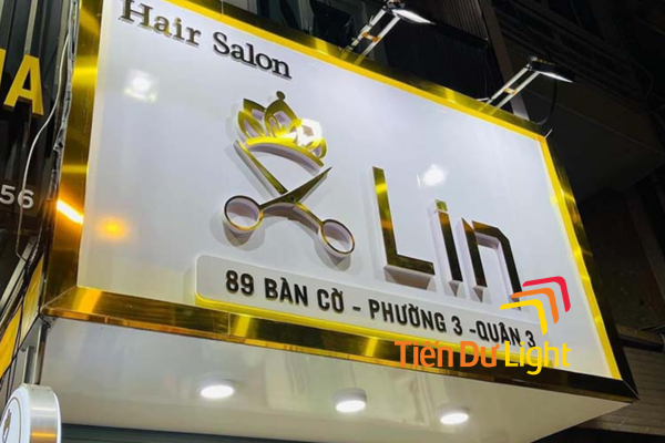 Các loại bảng hiệu làm tóc được ưa chuộng