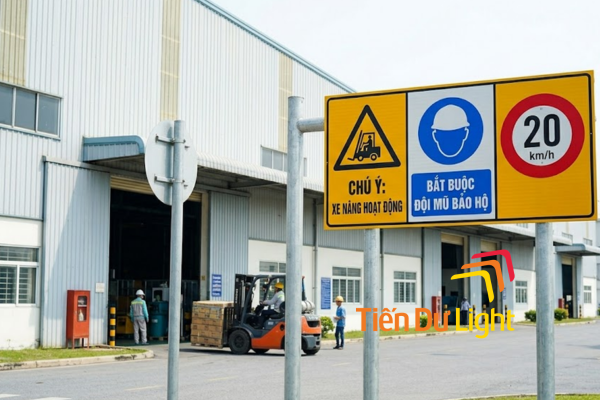 Bảng hiệu lệnh: Phân loại, vật liệu và tiêu chuẩn thi công