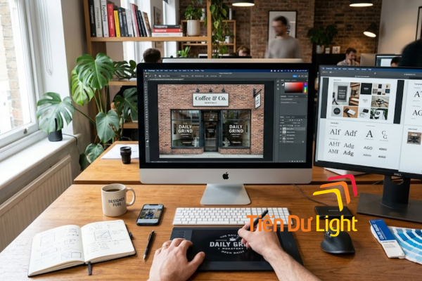 Những điều cần biết về bảng hiệu mockup