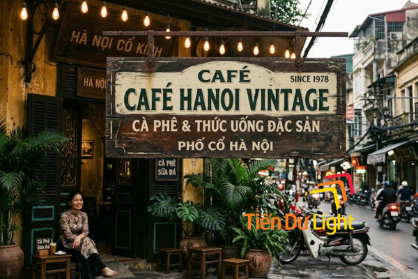 Bảng hiệu ngày xưa: Phong cách retro đang trở lại mạnh mẽ trong thiết kế 