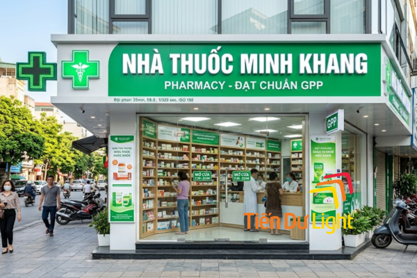 Bảng hiệu nhà thuốc tây đúng chuẩn, tạo uy tín từ cái nhìn đầu tiên