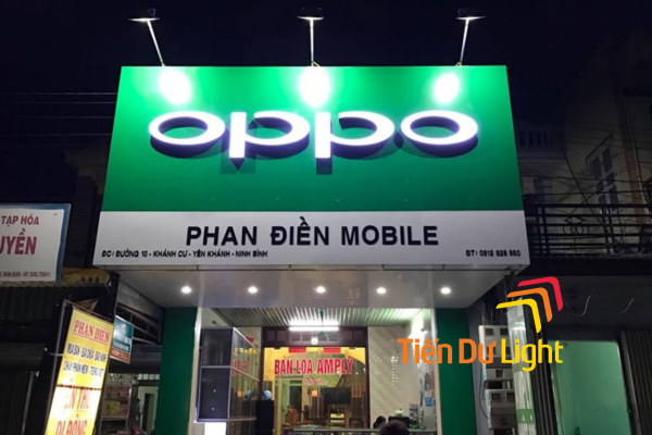 Bảng hiệu OPPO: Thi công đúng chuẩn nhận diện thương hiệu cho đại lý chính hãng