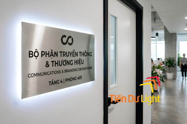 Bảng hiệu phòng ban tinh tế góp phần xây dựng môi trường làm việc hiện đại