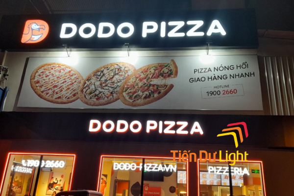 Gợi ý thiết kế bảng hiệu pizza đẹp cho mọi mô hình quán