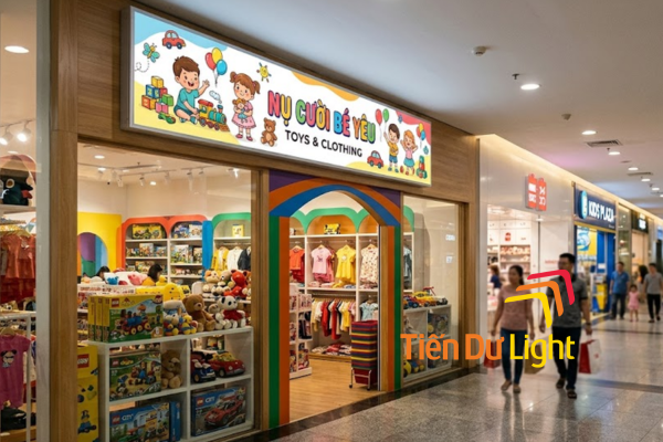 Bảng hiệu shop trẻ em đẹp, ấn tượng, độc đáo
