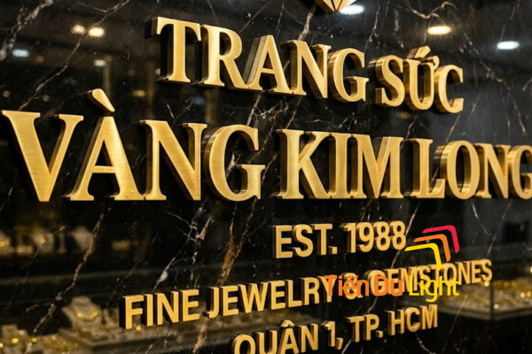 Lý do nên đầu tư bảng hiệu vàng chất lượng cao