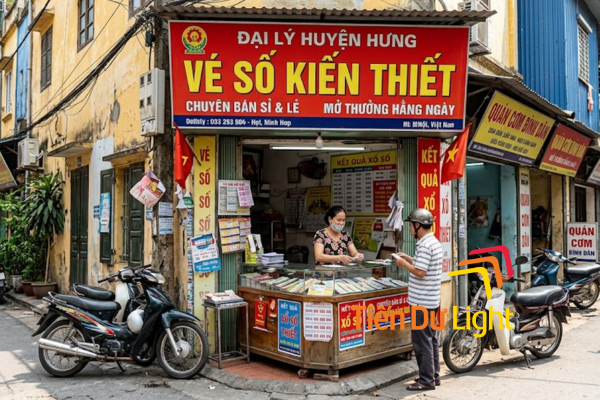 Bảng hiệu vé số đẹp, nhận diện đại lý chuyên nghiệp