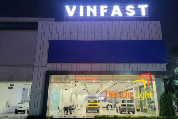 Chữ nổi Vinfast tăng nhận diện thương hiệu