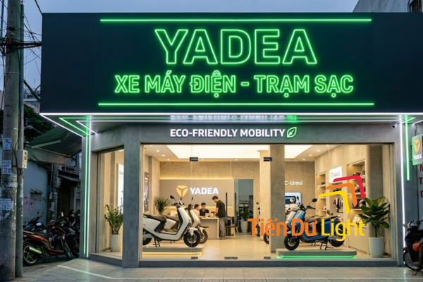 Gợi ý bảng hiệu xe điện đẹp cho cửa hàng kinh doanh