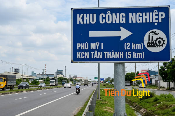 Biển chỉ dẫn khu công nghiệp có đa dạng kiểu dáng, vật liệu