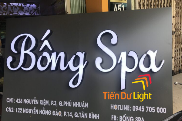 Biển quảng cáo chữ nổi mica: Đẹp, bền, sang trọng, hiện đại