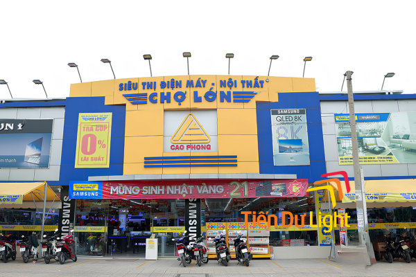 Toàn cảnh hệ thống biển quảng cáo điện máy nổi bật thu hút khách