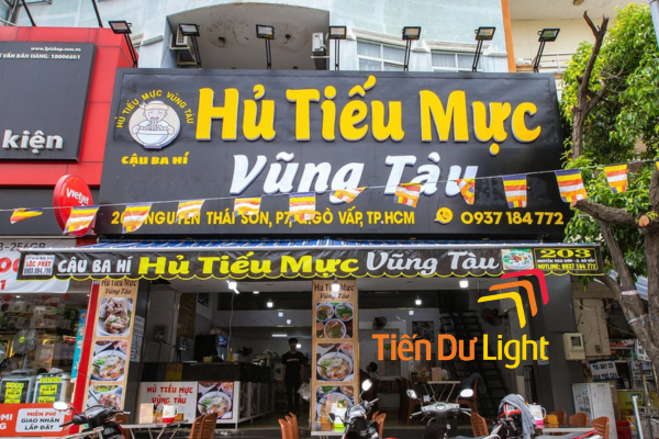 Biển quảng cáo hủ tiếu đẹp, thu hút khách hàng, tăng nhận diện hiệu quả