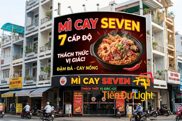 Mẫu biển quảng cáo mì cay đẹp, độc đáo, nhìn là muốn ghé