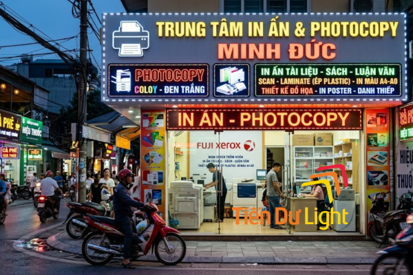 Biển quảng cáo photocopy thu hút khách hiệu quả với chi phí hợp lý