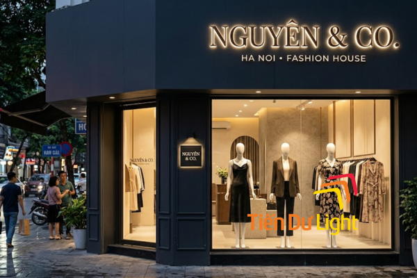 Biển quảng cáo quần áo thời trang: Tạo dấu ấn thương hiệu từ mặt tiền