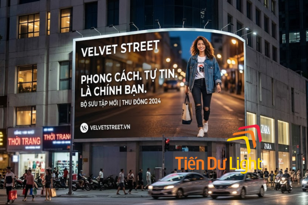 Biển quảng cáo thời trang có nhiều kiểu dáng