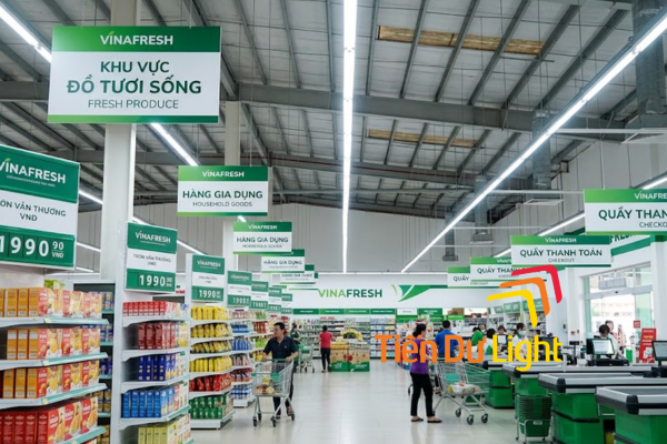 Biển quảng cáo siêu thị đồng bộ giữa các chi nhánh