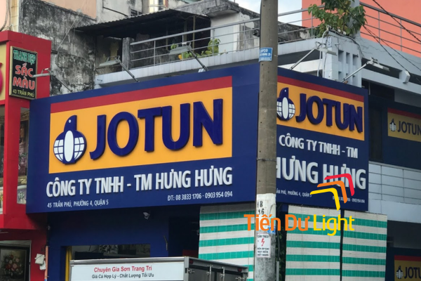    Biển quảng cáo sơn Jotun chữ nổi bền đẹp, sang trọng