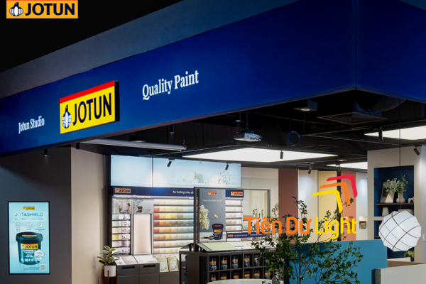 Biển quảng cáo sơn Jotun đẹp giúp cửa hàng nổi bật hơn đối thủ