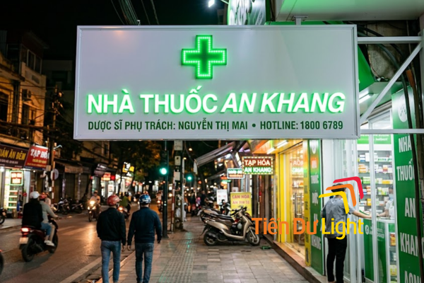 Biển vẫy quầy thuốc đẹp tạo uy tín chuyên nghiệp cho nhà thuốc