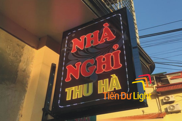 Phân loại hộp đèn nhà nghỉ
