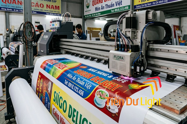 Bảng hiệu in bạt sắc nét, độ bền cao