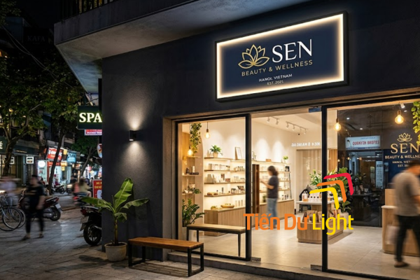 In bảng hiệu hộp đèn sáng đều, chuẩn màu, bền đẹp sắc nét