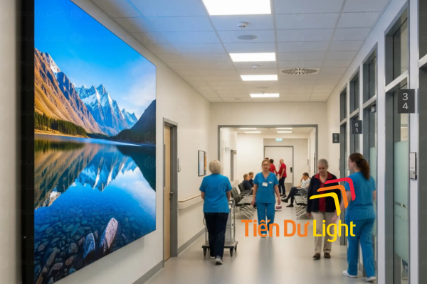 Màn hình Led bệnh viện hiển thị sắc nét