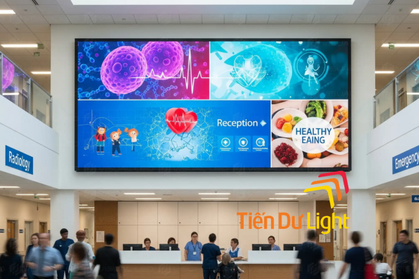 Lắp đặt màn hình LED bệnh viện chuyên nghiệp, tối ưu truyền thông