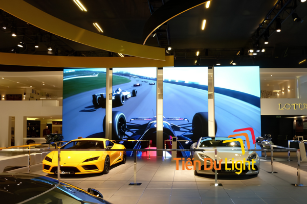 Ứng dụng màn hình LED showroom trong bán lẻ, ô tô và nội thất