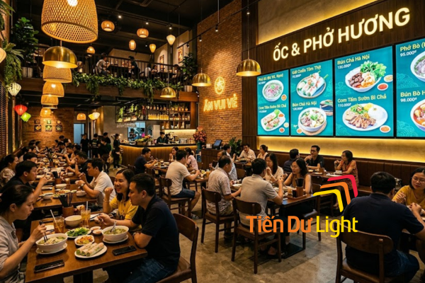 Màn hình quảng cáo nhà hàng: Giải pháp thu hút khách và tăng doanh thu