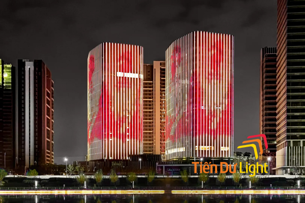 Ngân hàng ứng dụng Facade Lighting giúp tăng nhận diện