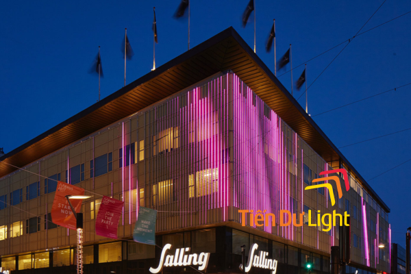 Thi công Facade Lighting showroom: Tăng giá trị thương hiệu ban đêm