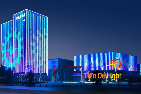 Facade Lighting theo nhạc: Tạo điểm nhấn nổi bật cho công trình
