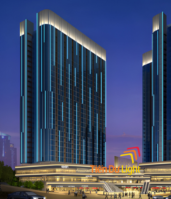 Facade lighting cao ốc: Nâng tầm diện mạo công trình về đêm