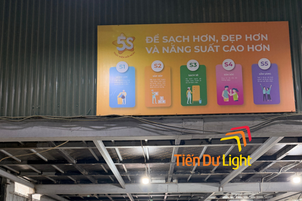 Bảng hiệu 5s nhà máy chất lượng cao, gia tăng hiệu quả quản lý