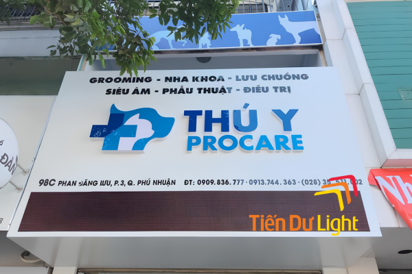 Bảng hiệu phòng khám thú y đẹp, chuyên nghiệp thu hút khách