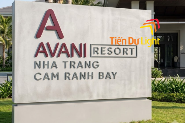 Bảng hiệu resort thiết kế đẹp, ấn tượng
