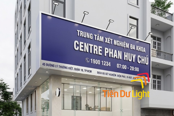 Bảng hiệu trung tâm xét nghiệp uy tín