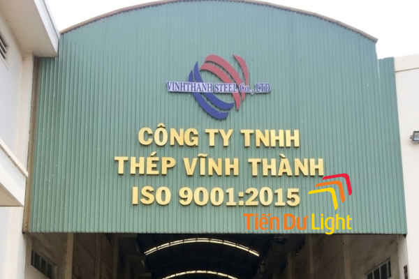 Bảng hiệu xưởng sản xuất đẹp, bền, chuyên nghiệp nâng tầm hình ảnh doanh nghiệp